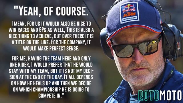 Herlings coming to America? "It would make sense" says Red Bull KTM manager