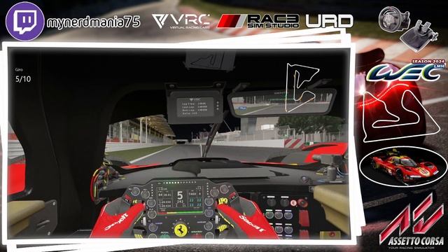 AC VRC Ferrari 499P LMH Bahrain