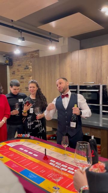 Винное казино в кулинарной студии Вкусотеррия