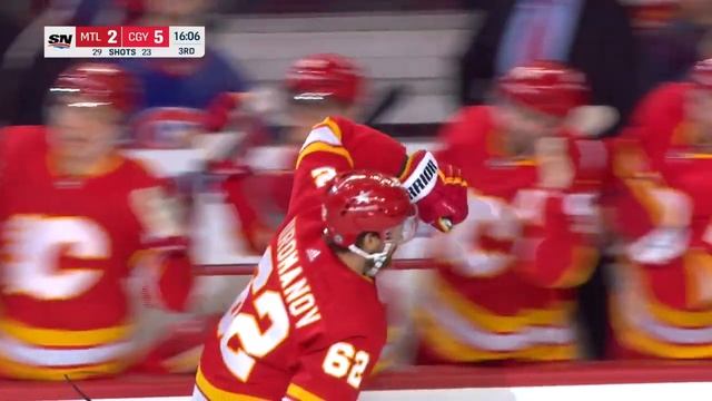 Daniil Miromanov's rebound goal vs Canadiens (16 mar 2024)