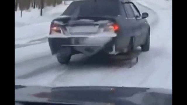 Russian Drive With 3 Wheels!