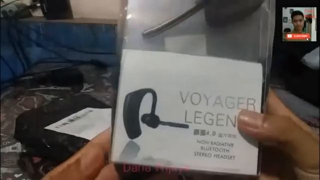 Unboxing Headset Bluetooth Samsung V8 Voyager Legend