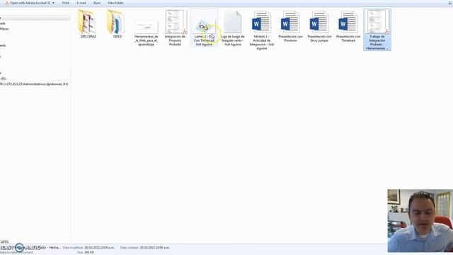 Portafolio del Prof. Joel Aguirre - Curso de Herramientas Web para el Aprendizaje