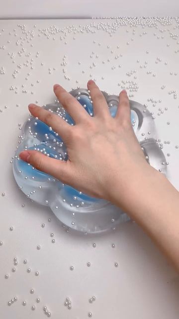 FUFUSQUISHY ASMR 🐱🐱 800g Blue Star Super Sticky Paw