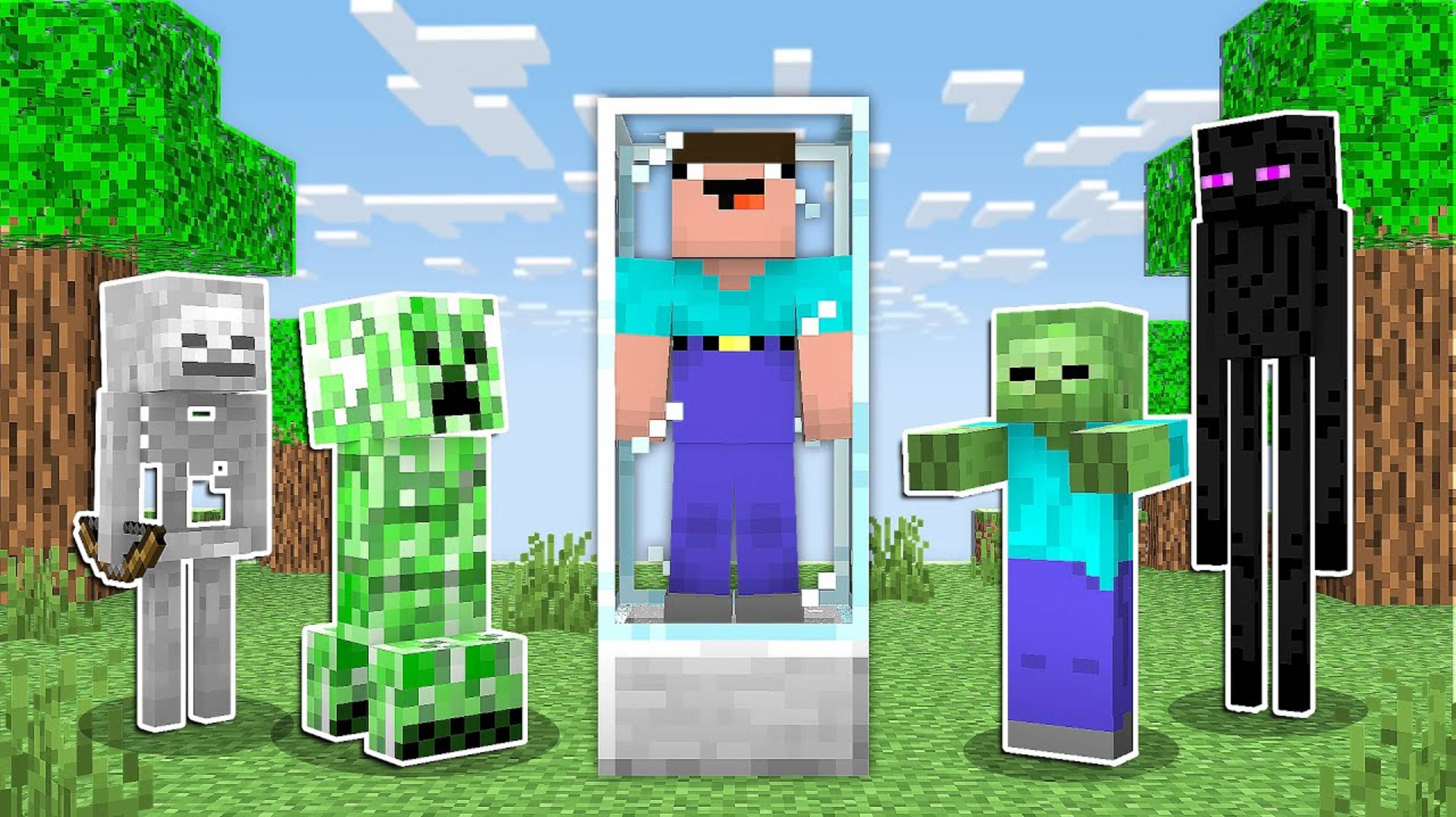МОНСТРЫ ПОЙМАЛИ НУБА В ЛОВУШКУ МАЙНКРАФТ _ НУБИК И ТРОЛЛИНГ В MINECRAFT