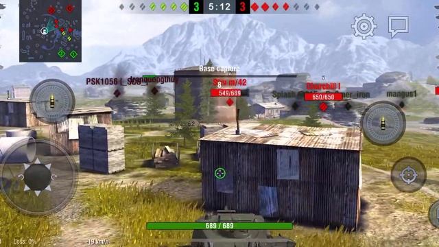 What is the Tank model?  Victory or Defeat ?  World of Tanks Blitz 00129