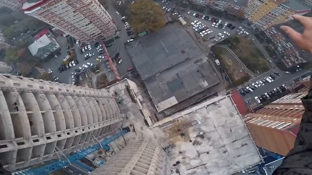 BASEjumping in Vladivostok fail