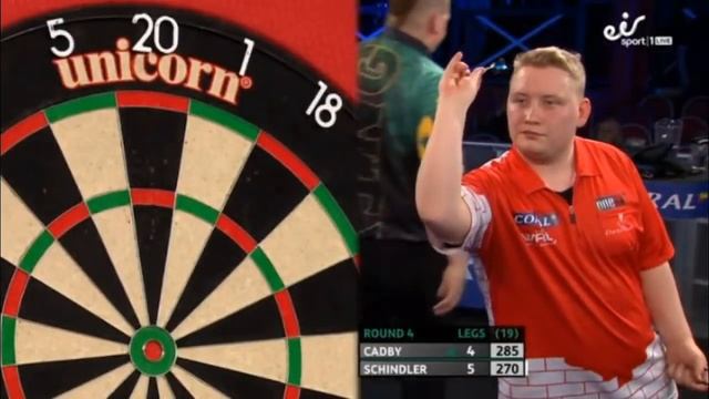 2018 Coral UK Open Darts Round 4  Cadby vs Schindler