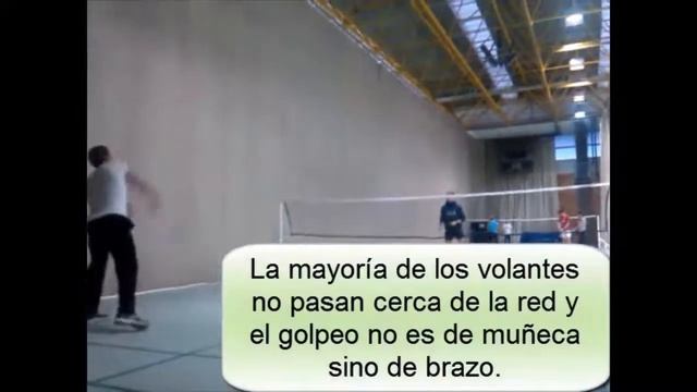 golpes de badminton