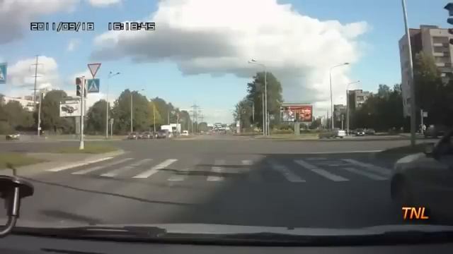 Car crashes in Russia