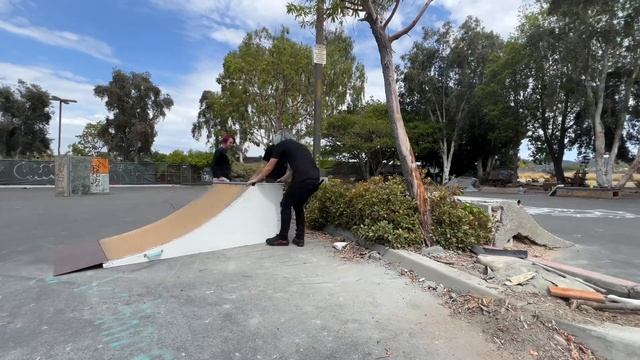 This DIY skatepark is rad!