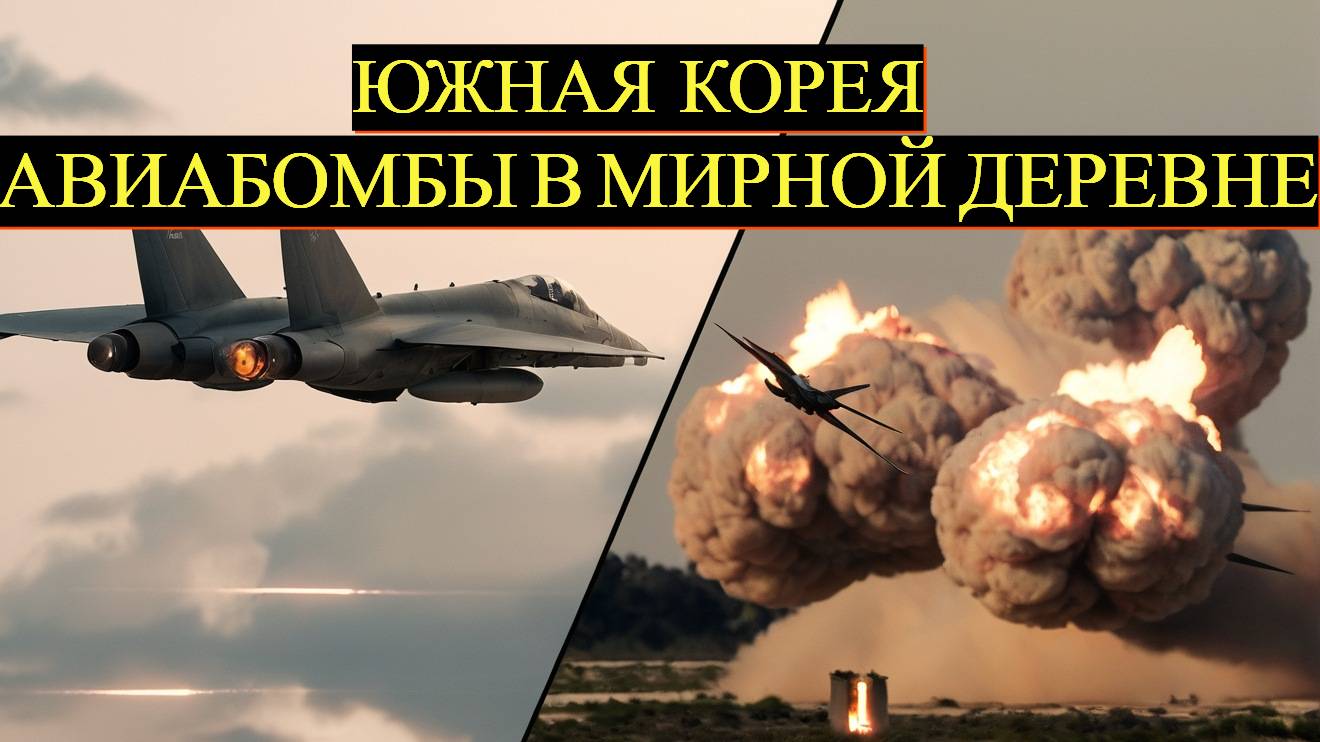 Южнокорейские истребители случайно сбросили бомбы на деревню