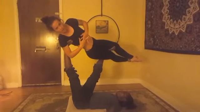 Acro Yoga Couch Spin