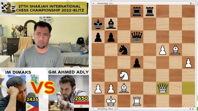 27th Sharjah International Chess Championship 2022-Blitz: Sweet Revenge over GM Ahmed Adly