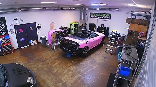 BMW Avery Satin Bubblegum Pink Full Exterior Color Change Wrap Time Lapse