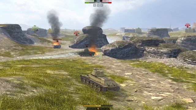 Тащу бой, ворлд оф танкс блиц tanks blitz, wot