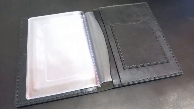 Обложка для паспорта кожаная со вкладышем ручная работа
