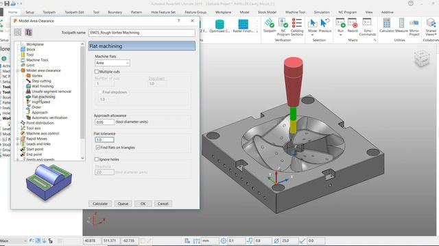 PowerMill 2019 Tutorial #78 | Mill 3D Mold Die_1, 3D Vortex Machining