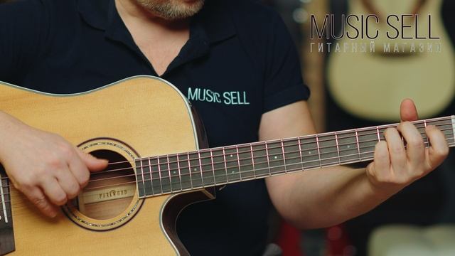 ПОЛНОМАССИВНЫЙ ДРЕДНОУТ С ВЫРЕЗОМ PARKWOOD - MUSIC SELL