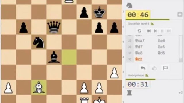 ChessBot VS StockFish Level 8 # 8