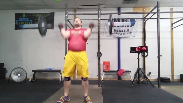 Jacob Wolf Crossfit Open 12.5 done on 5-7-16