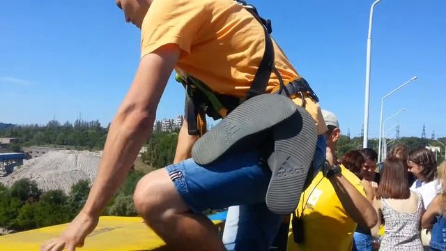 Роуп Джампинг , запорожье 2015