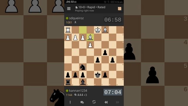 A game  played by me in lichess app| learn how to win endgames| chess video by master chess|