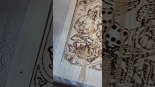 Нарды и ЧПУ пиропринтер.Рисунки готовы.