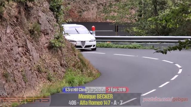 Alfa Romeo 147 - Monique BECKER - HILL CLIMB - 2019 - Turckheim-Trois Epis