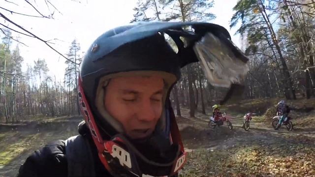 Motocross weekend around Moscow city