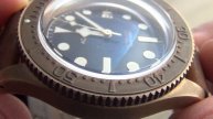 Bronze Watch Patina After 18 Months - Aquatico SeaStar Blue Dial
