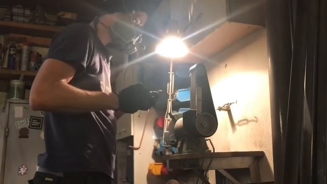 Restauration einer alten, handgeschmiedeten Dechsel