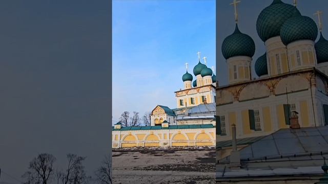 Дорога к храму 
Воскресенский собор в городе Тутаев Романов-Борисоглебск