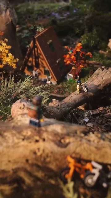 "Приключения в Лагере" - LEGO Stop Motion Animation