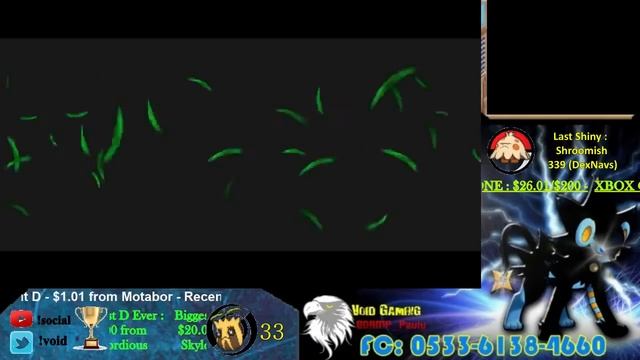 Live Shiny Sunkern In Pokemon ORAS After 33 Encounters via DexNav