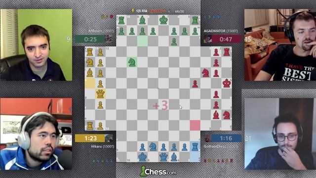 Rosen & Levy CHECKMATE Agadmator & Hikaru in 2 Moves