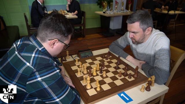 FM D. Pavlov (2377) vs Y. Mariinsky (2143). Chess Fight Night. CFN. Blitz