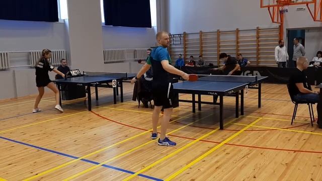 table tennis Новосибирск Универсиада 2019. Полунина - Филюшина (НГТУ)