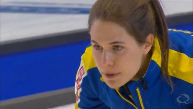 WWCC 2018. Hit and great roll by Anna Hasselborg