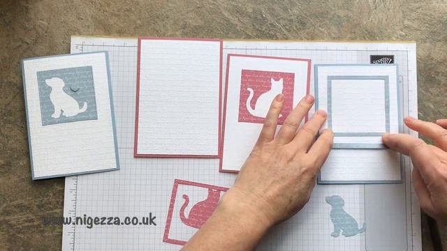 Silhouette Image Cat & Dog Cards The Whole Process Unedited