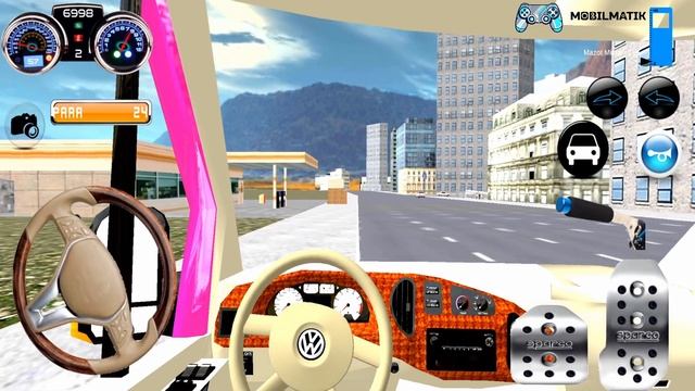 Direksiyonlu Minibüs Şoförü Oyunu - Android Araba Oyunları izle - Android Gameplay [Mobil Matik]