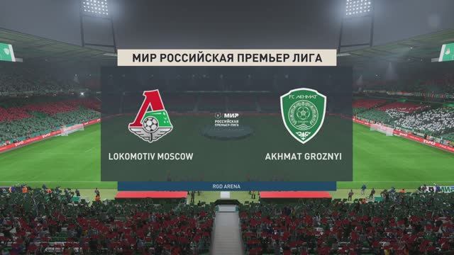 Футбол. Ахмат - Локомотив. Российская Премьер - Лига. 20 тур. РПЛ.