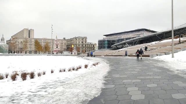 Москва. 27.11.2022. Парк Зарядье.