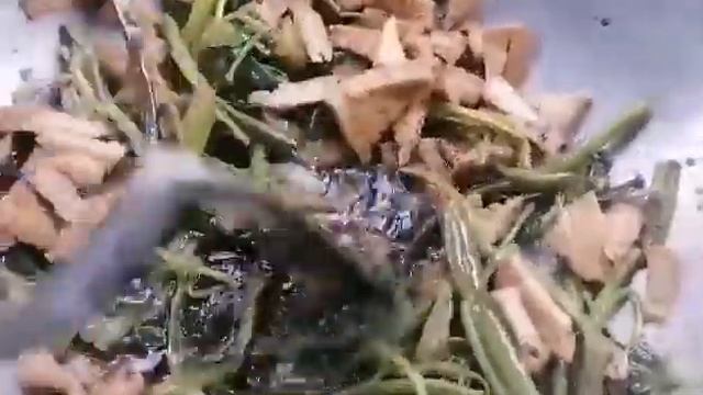 Adobong kangkong(water spinach)  sa tokwa o tufo, #MAMIHAPPYCOOKING#EVERYBODYHAPPY..