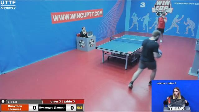 Плахтеев Николай 1-3 Лукандер Даниил Турнир Восток 5 WIN CUP 21.05.21 Прямая Трансляция Зал 3