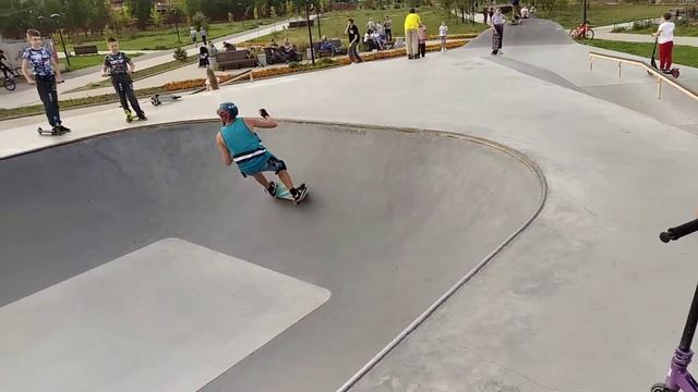 Экстремальный скейтборд.
