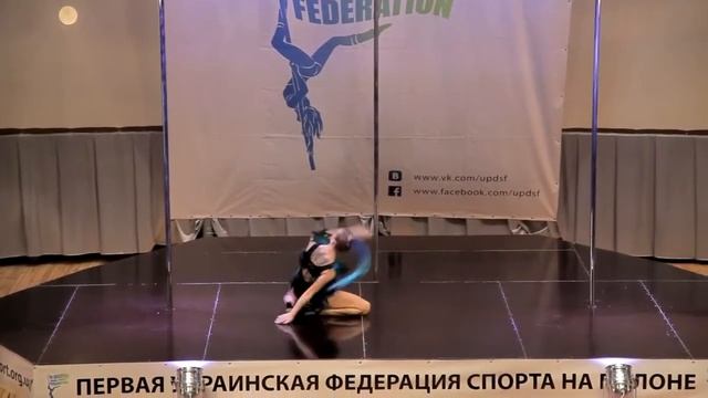 [LoreleyaVika] Exotic Pole Dance чемпионат Creative Art Pole 2015