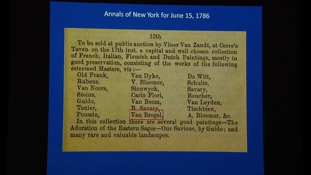 Louisa Wood Ruby: "A Family Affair: Bruegel and Sons in America"