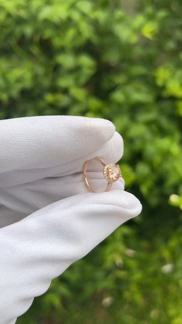 Extremely Beautiful Natural Unheated Padparadscha Sapphire Ring By SumuduniGems