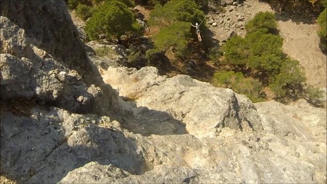 Наталья Иванова Cape Aya ropejumping with skyline x-team in Crimea